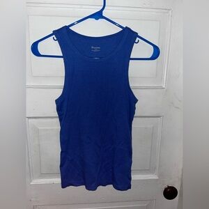 No Boundaries Fitted Ribbed Thick Strap Tank Top